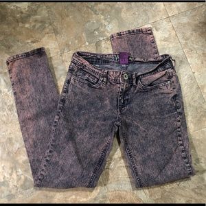 Juniors Pink Denim Blue Jeans Size 5
